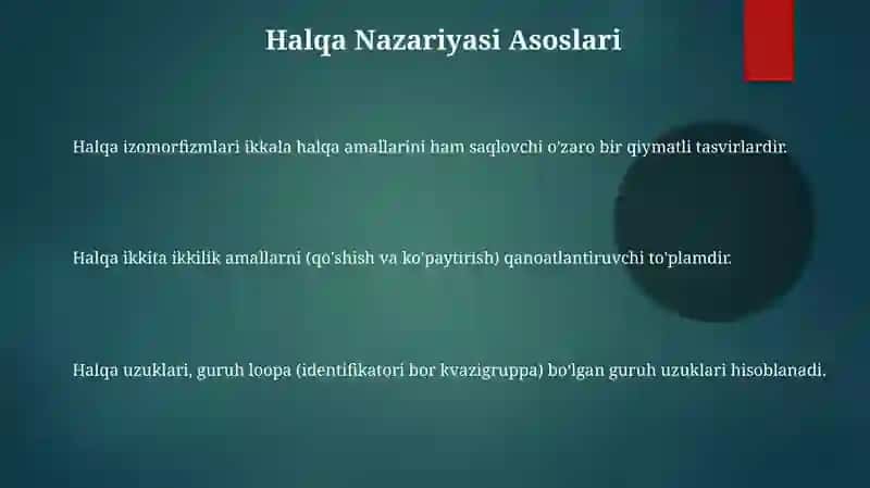 Ko'phadlar halqasining izomorfligi 3