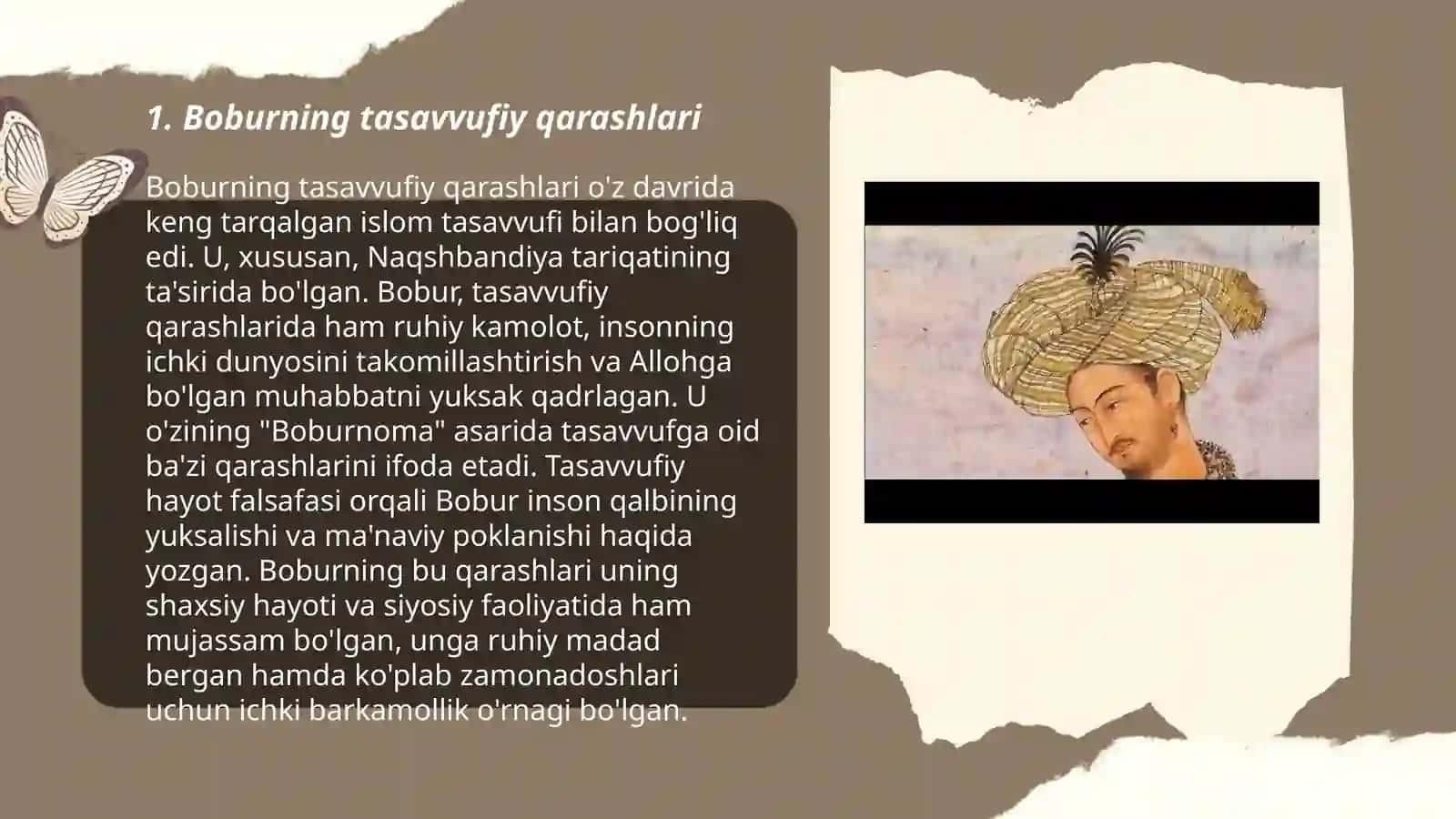 Bobur ijodida tasavvuf 3