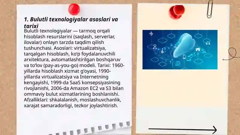 Bulutli texnologiyalar va ularning turlari 3