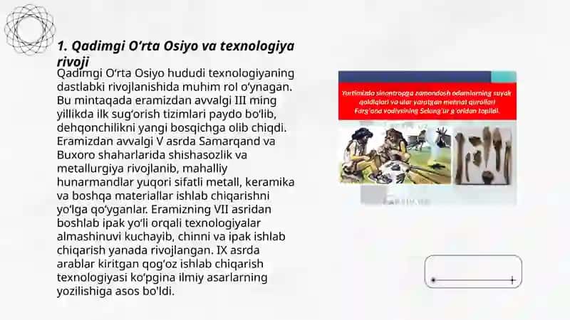 Oʻrta osiyoda Texnalogiya fanining tarkib topishi 3