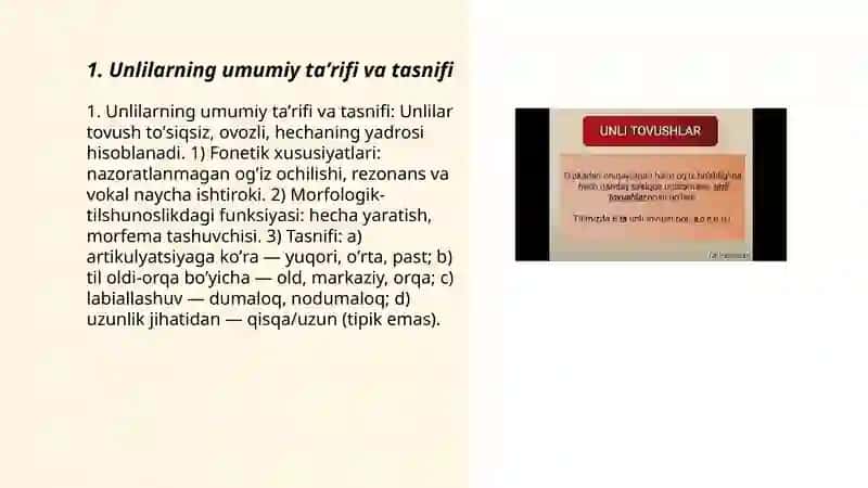 Unlilar tasnifi 3