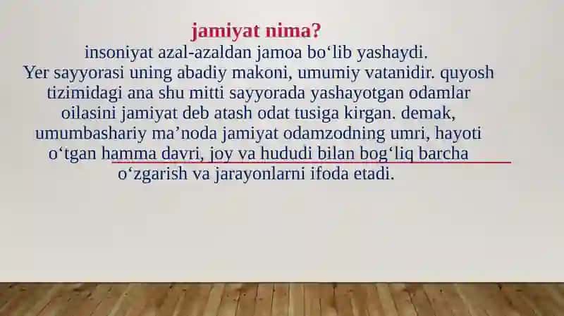 Jamiyat falsafasi 3