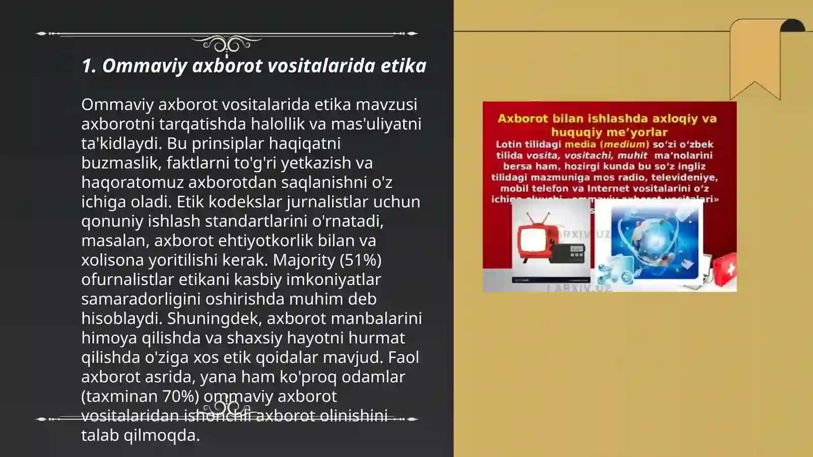 Ommaviy axborot vositalarida etika 3