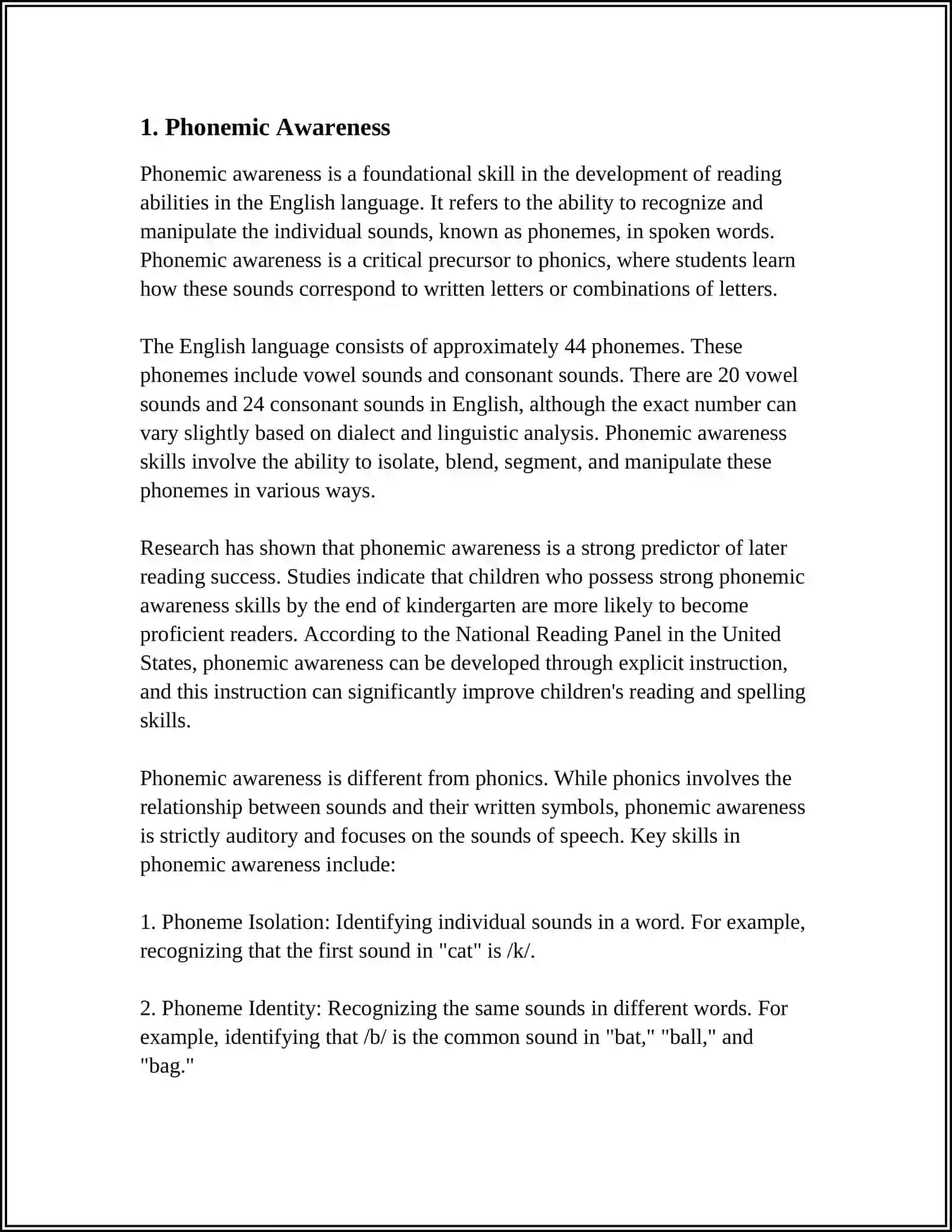 IDEAS TO HELP WITH READING 3