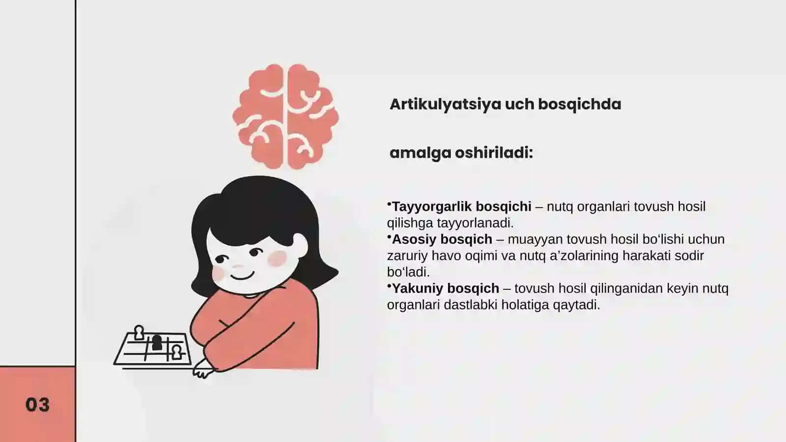 Mavzu: "M" tovushini artikulyatsiyasi 3