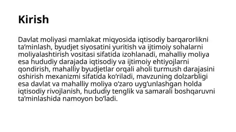 Davlat va mahalliy moliya 3