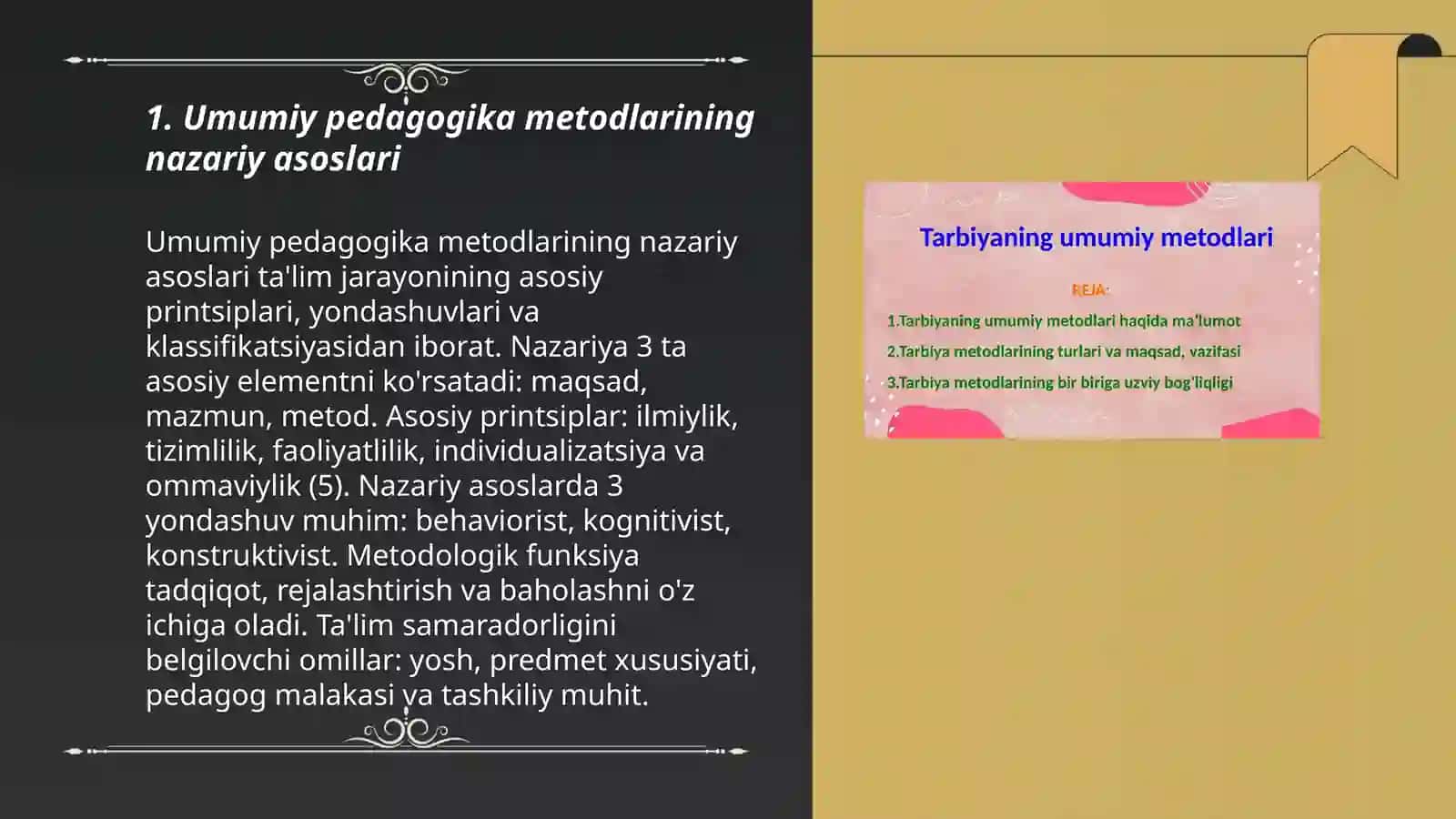Umumiy pedagogika metodlari 3