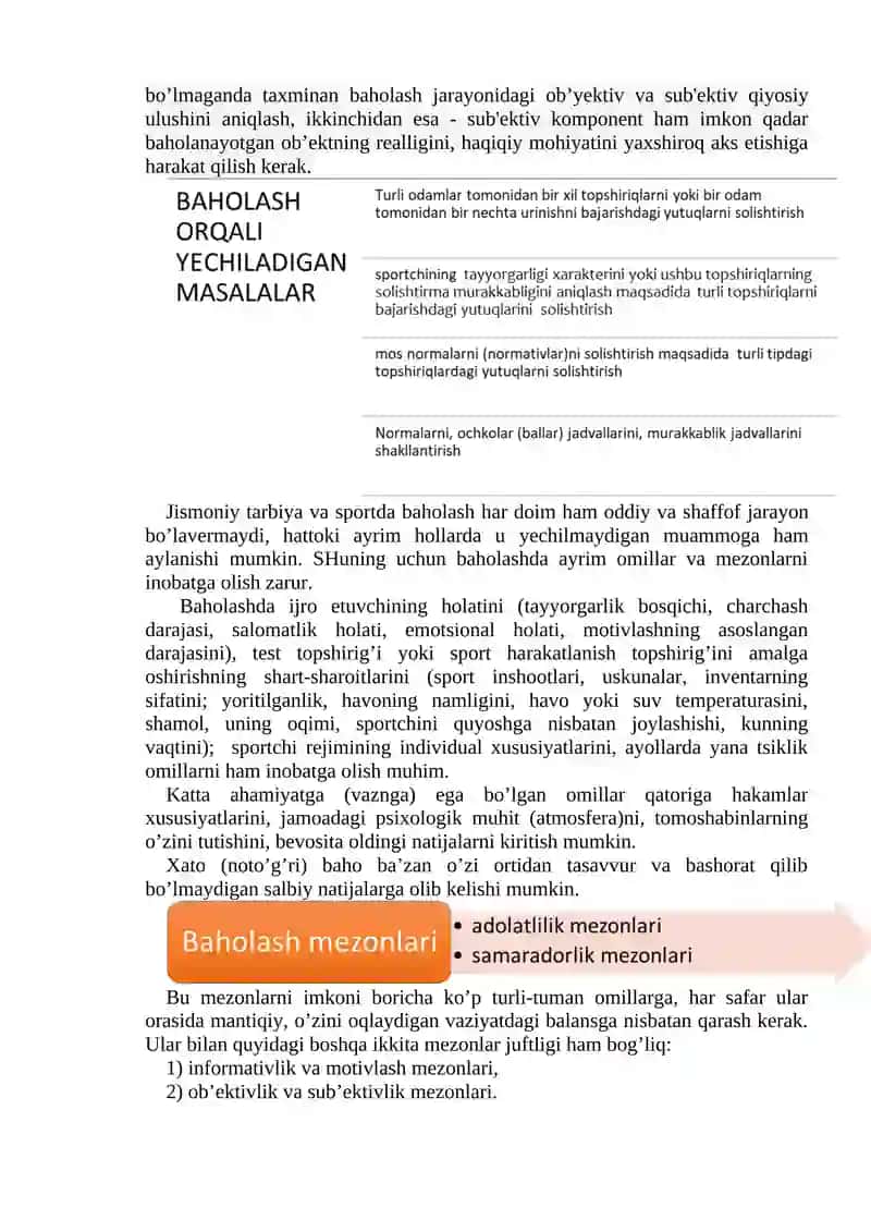 MA’RUZA. SPORTDA PEDAGOGIK BAHOLASH 3
