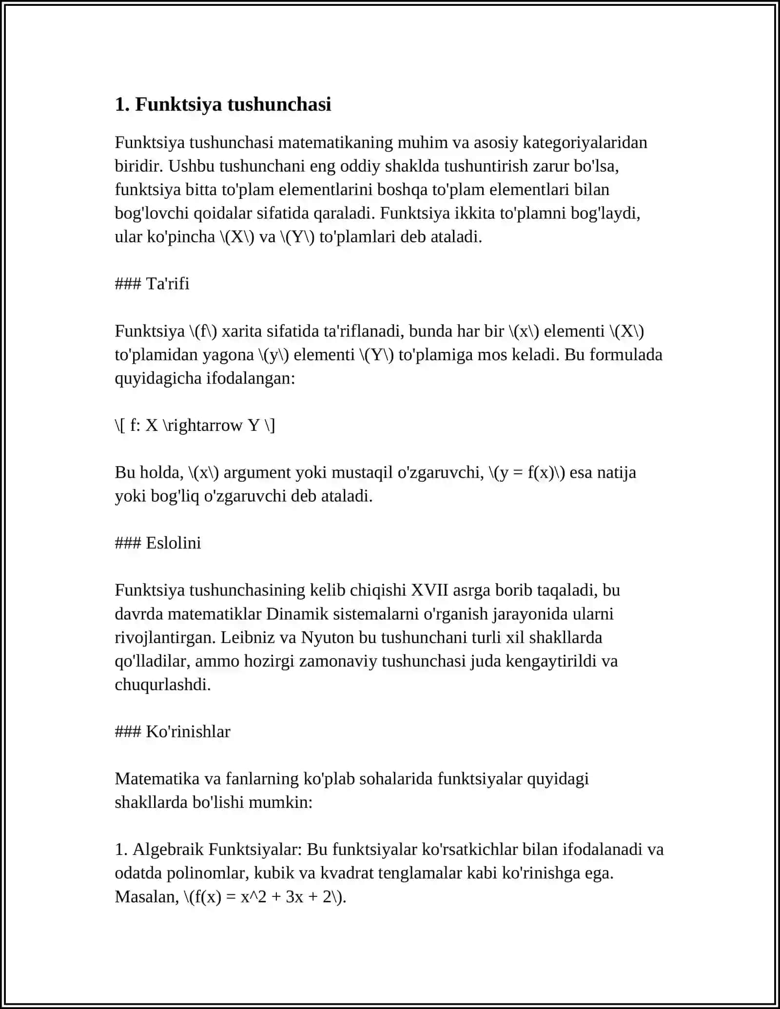 BOSHLANG'ICH FUNKSIYA VA ANIQMAS INTEGRAL TUSHUNCHALARI 3