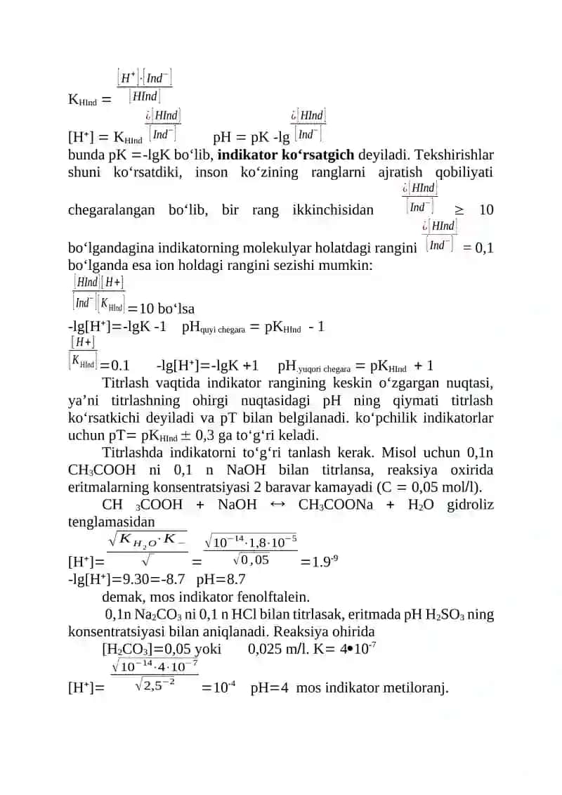 Kislota-asosli titrlash 3