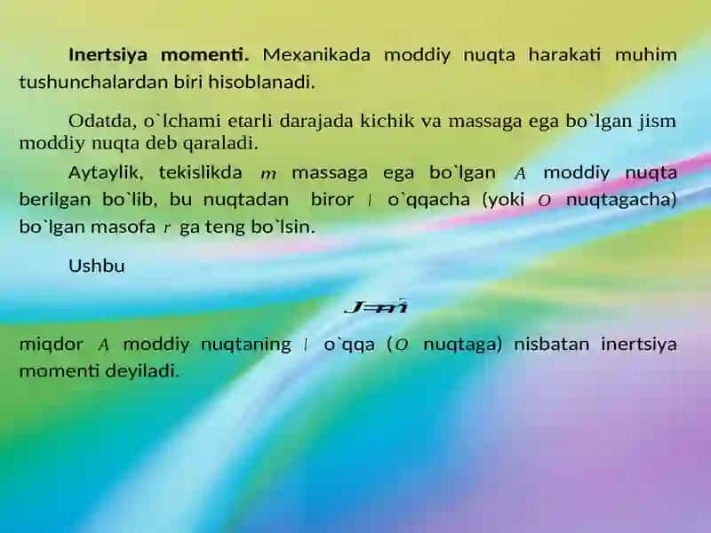 Aniq integralning fizikaga tatbiqi 3