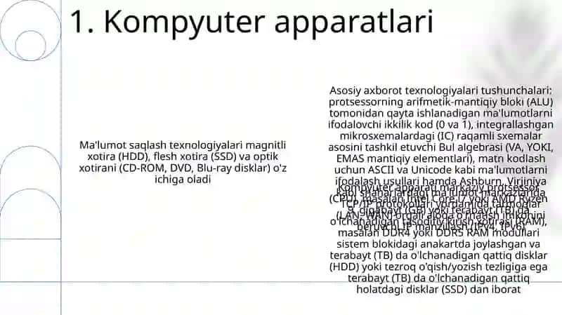 Axborot texnologiyalari asoslari 3