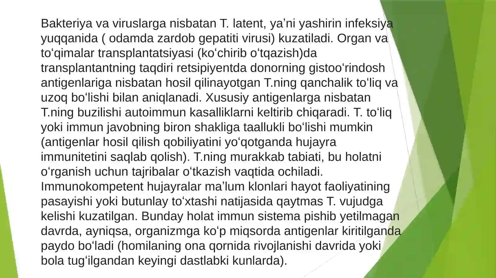 Immunologik tolerantlik haqida ma’lumot 3
