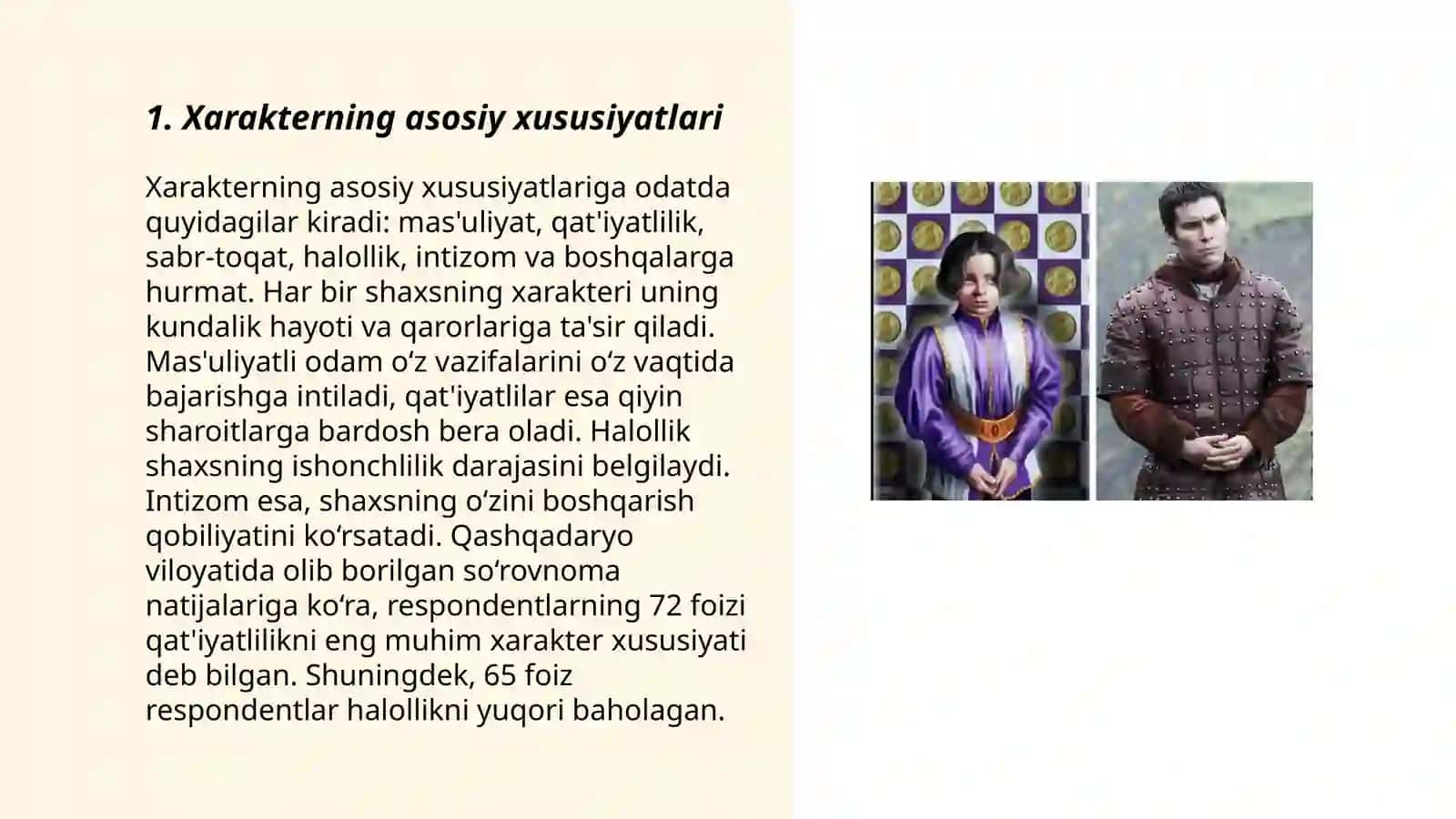 Xarakter haqida tushincha 3
