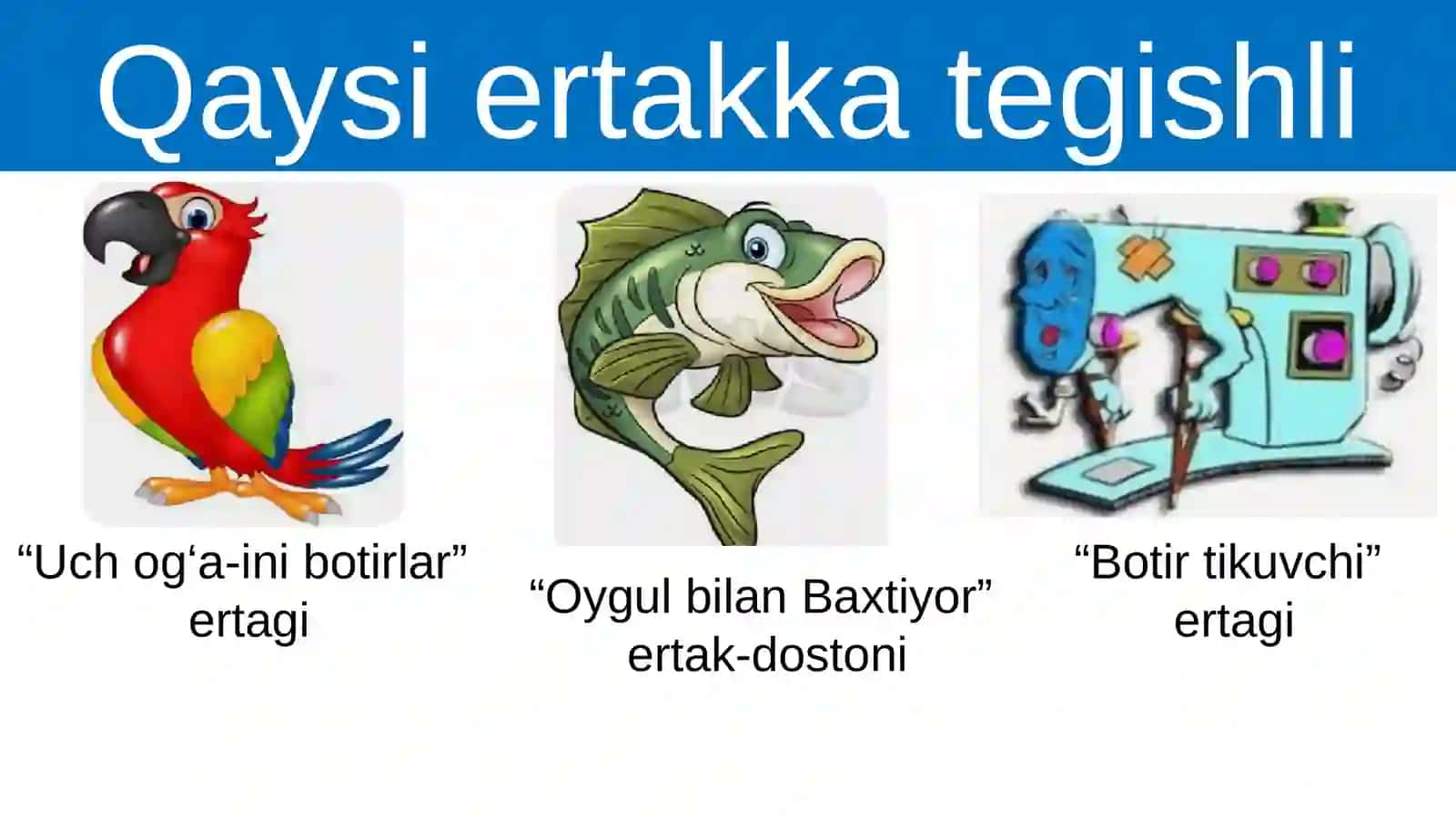 5-sinf Adabiyot fanidan Mustahkamlash dars taqdimoti 3