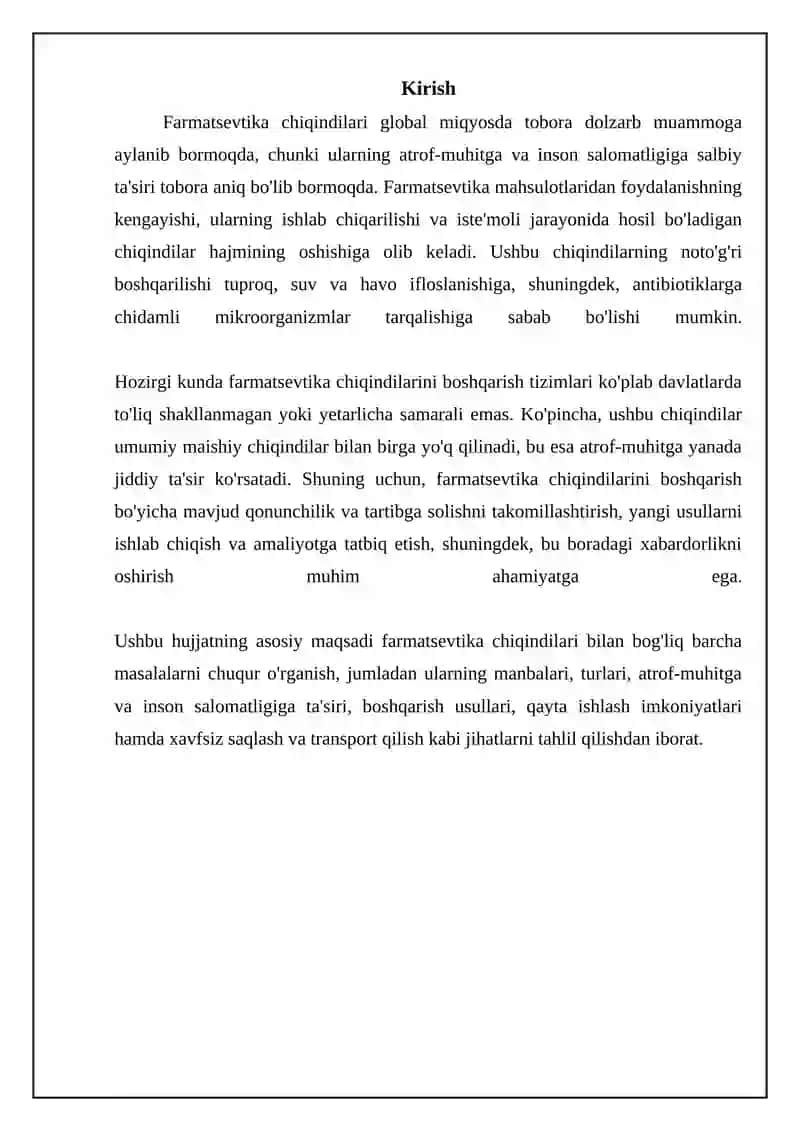Farmasevtik chiqindilar va ularning utilizatsiyasi 3