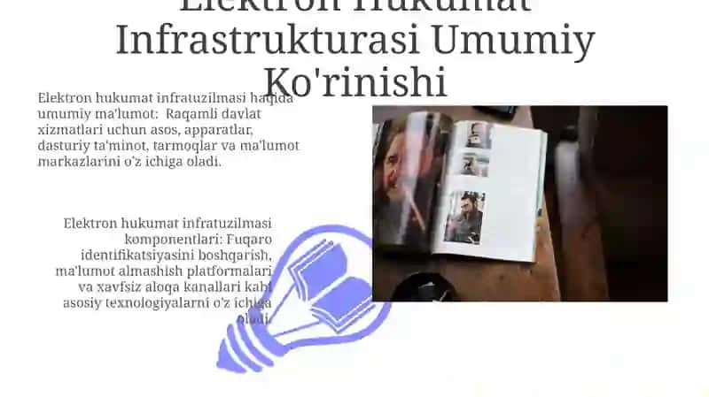 Elektron hukumat tizimini infrastrukturasi 3