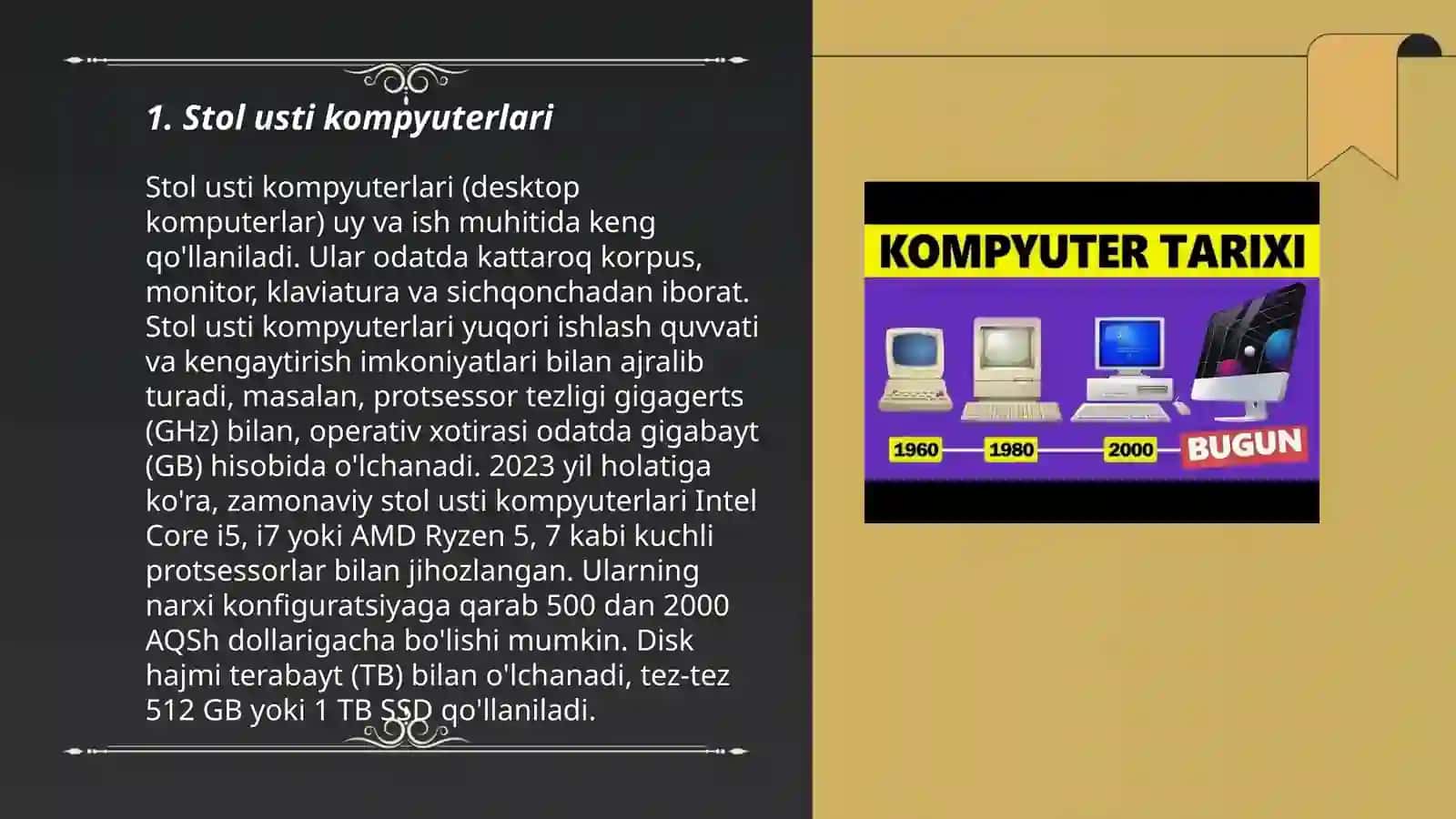 Zamonaviy kompyuterlarning turlari 3