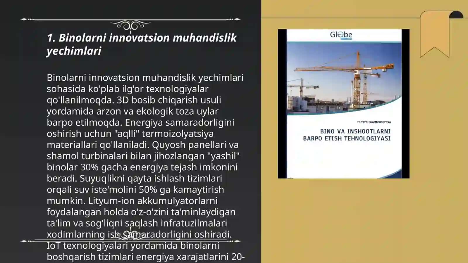 Binolarni innovatsion muhandislik yechimlari 3