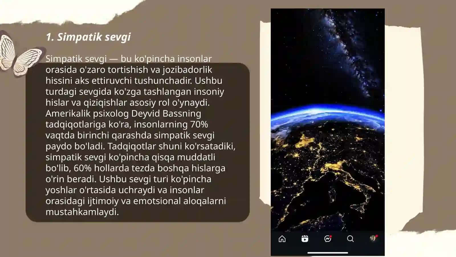 Sternberg boʻyicha sevgi turlari: simpatikadan mukammal sevgigacha 3