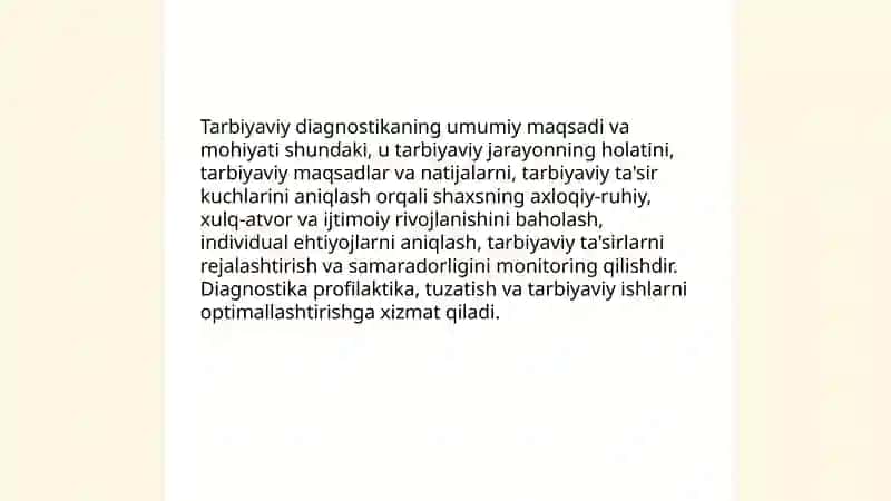 Tarbiyaviy diagnostika 3