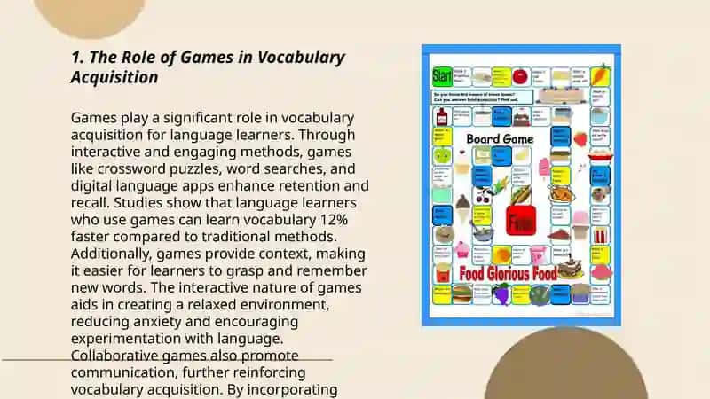 Teaching vocabulary through games 3