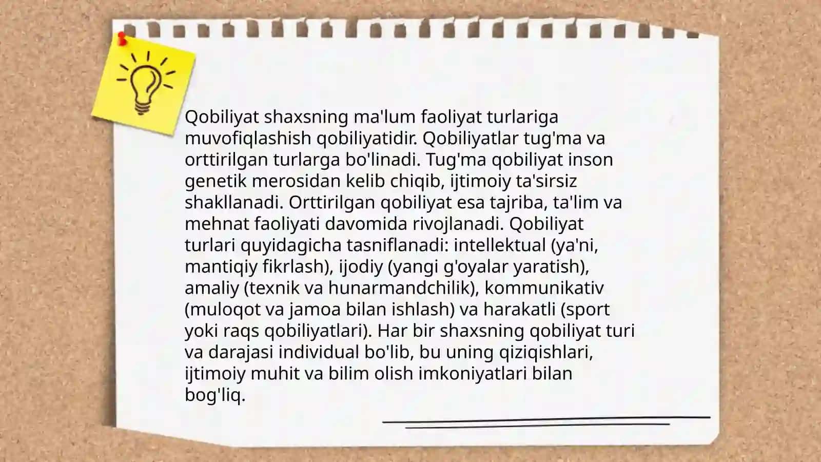 Qobiliyat, iqtidor va iste'dod 3