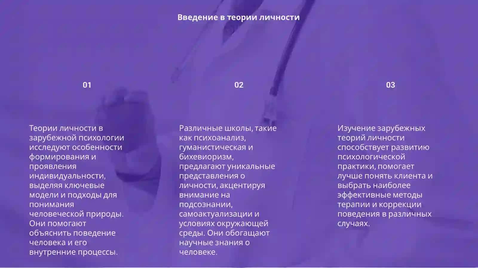 Теории личности в зарубежной психологии 3