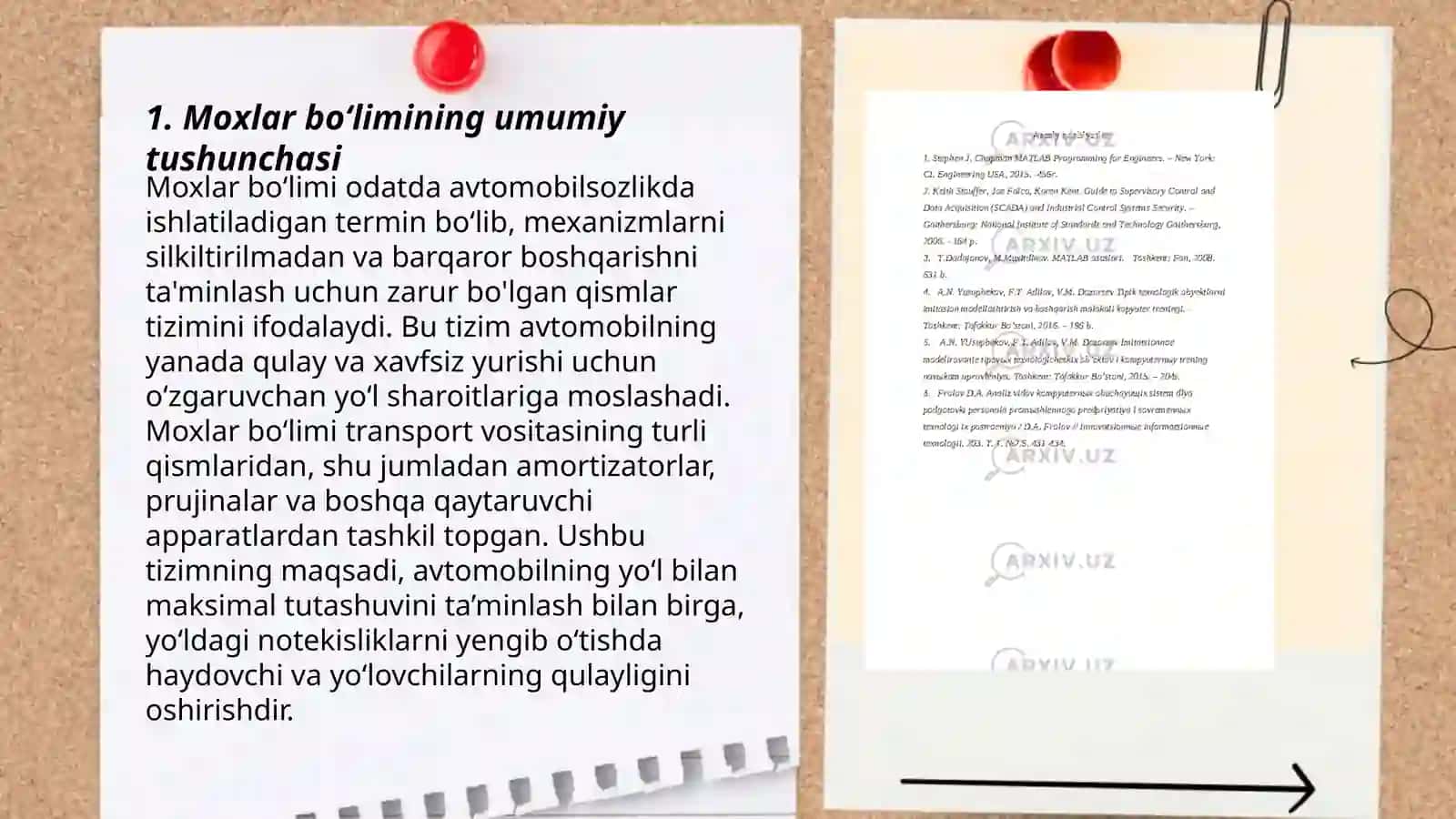 Moxlar boʻlimi haqida umumiy tushuncha 3