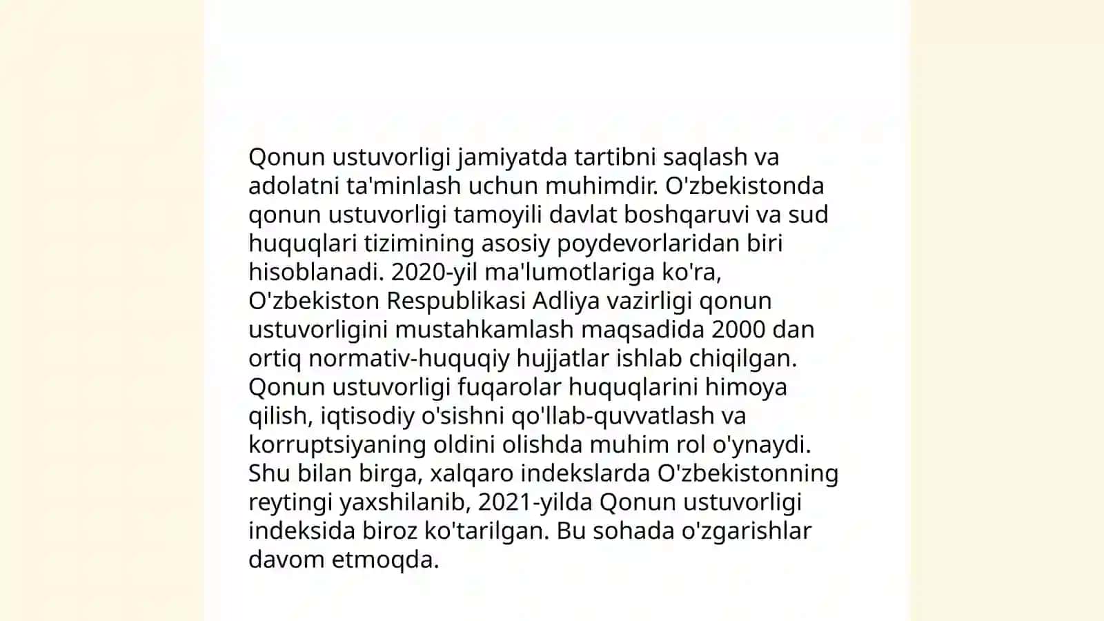 Qonunning ustunligi 3