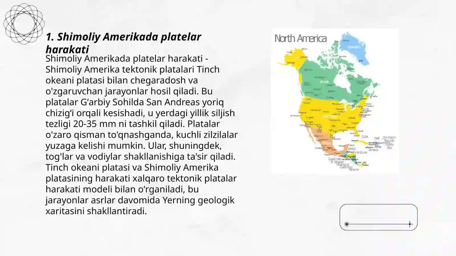 Shimoliy Amerikada platelar harakati 3