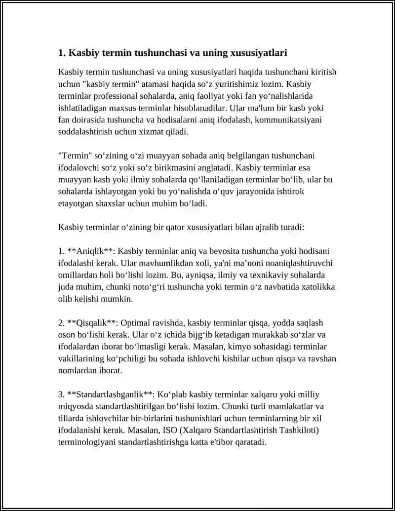KASBIY TERMINOLOGIYANI TUSHUNISH 3
