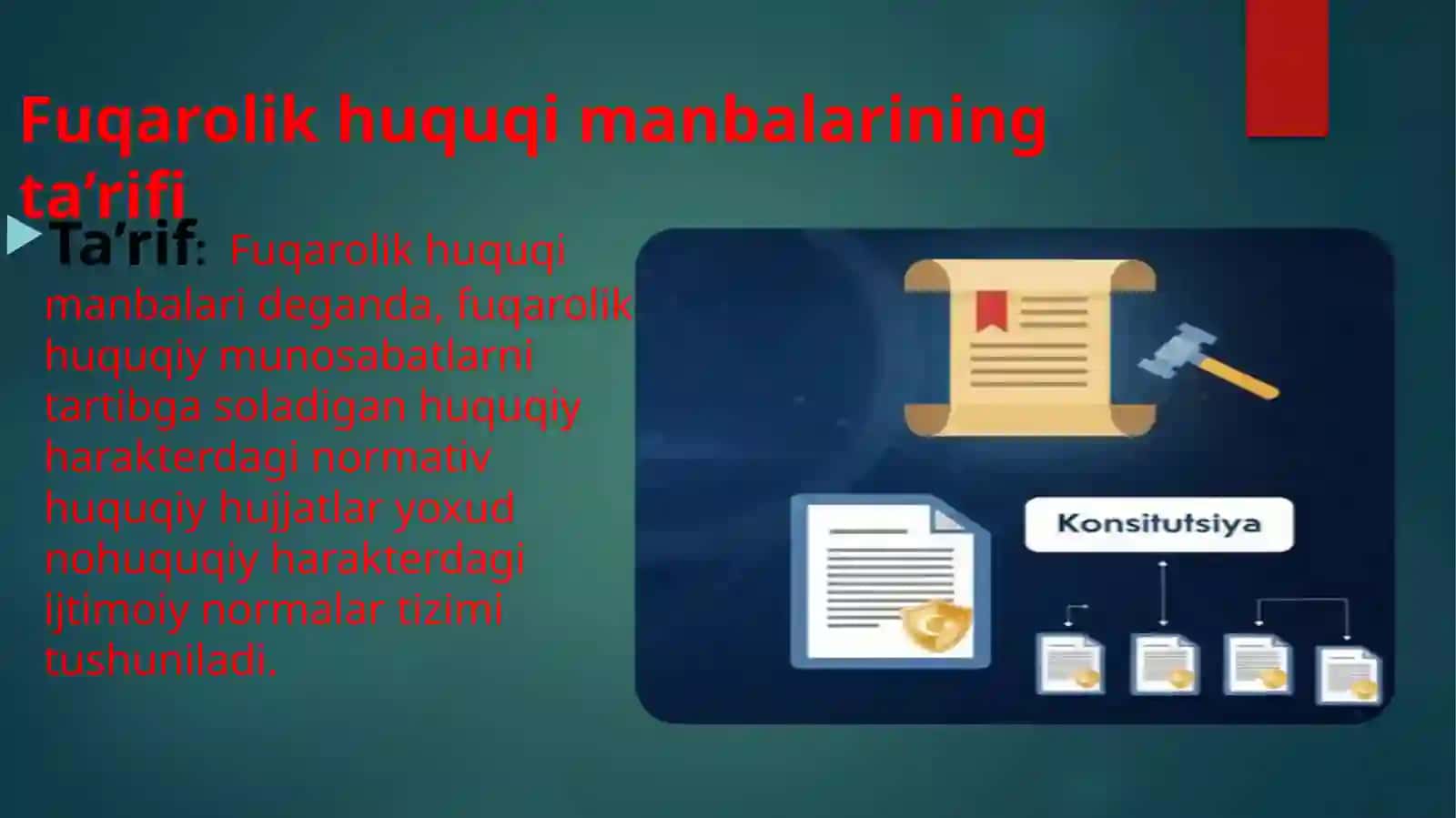Fuqarolik huquqimanbalari 3
