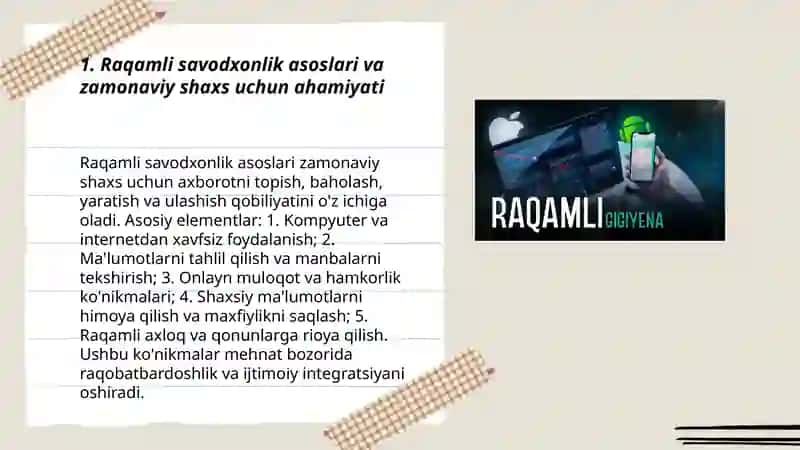 Raqamli savodxonlik zamonaviy shaxsning muhim hayotiy malakasi 3