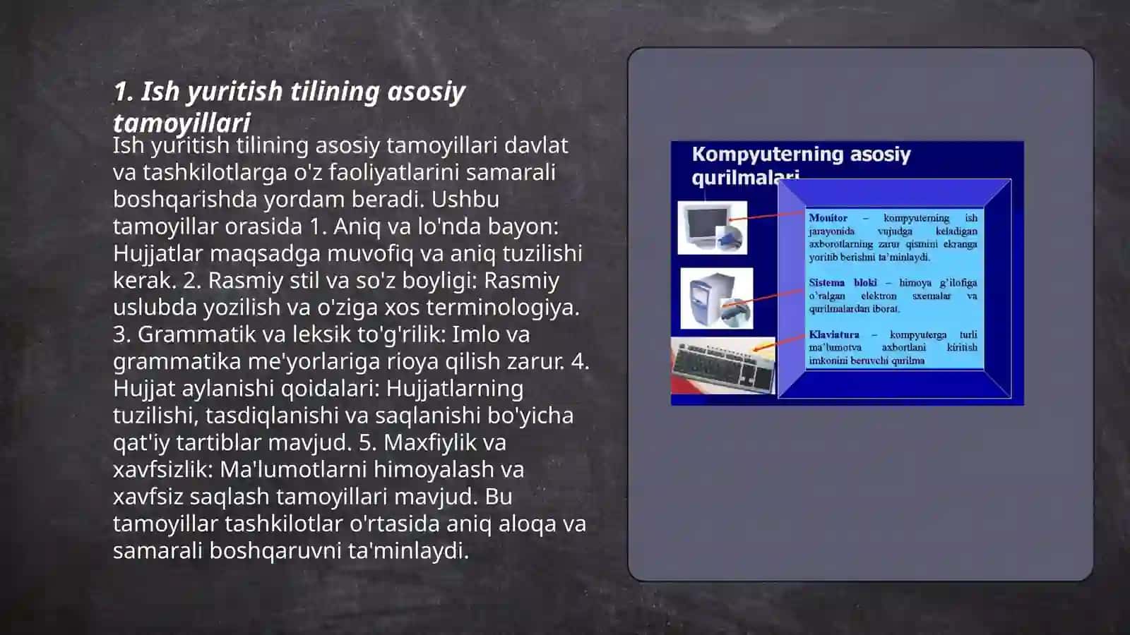 Ish yuritish tili va uslubi 3