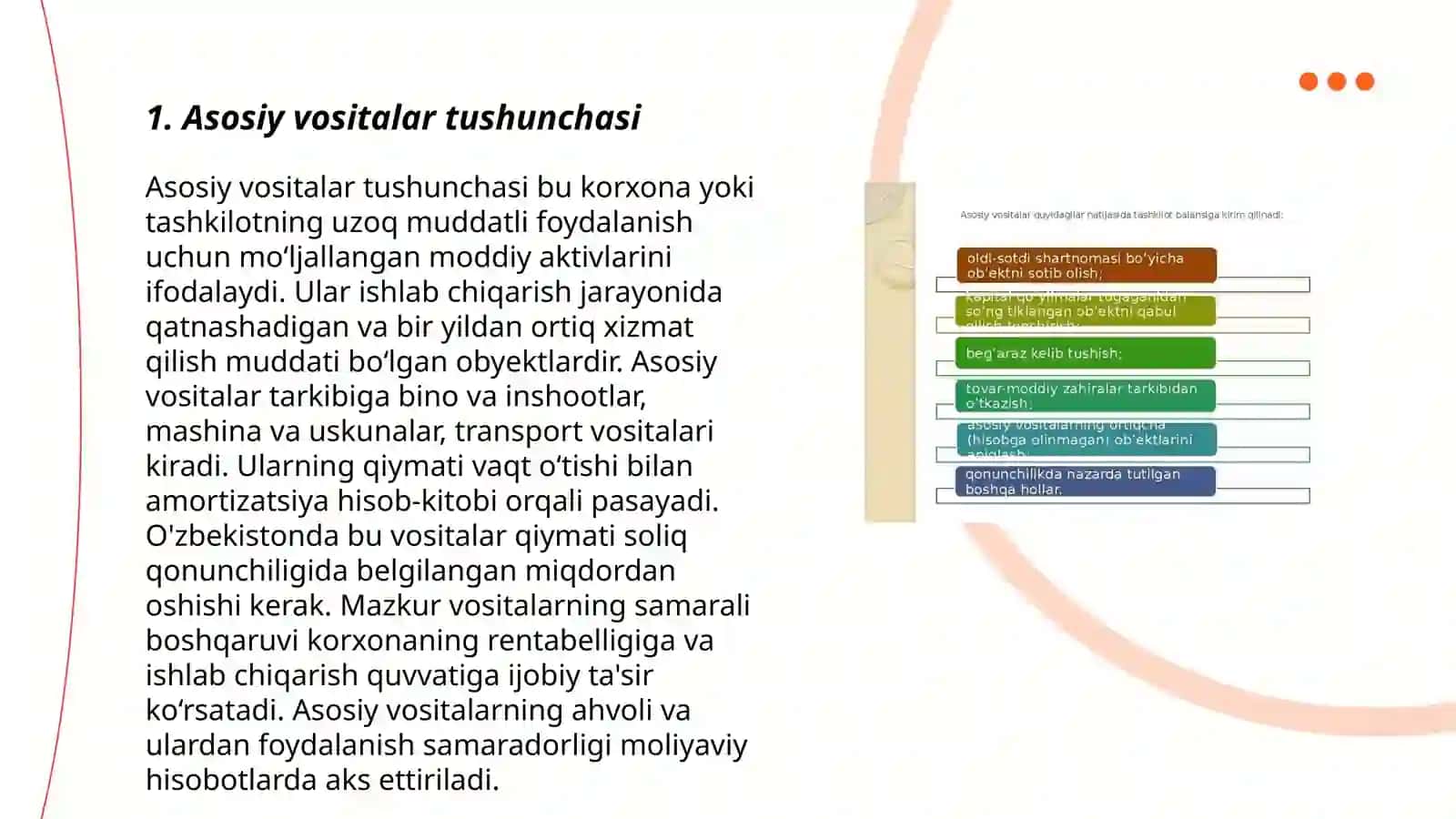 Asosiy vositalar hisobi 3