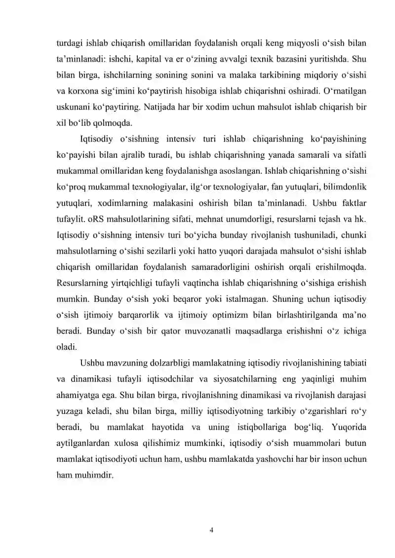 Iqtisodiy o‘sish va unini aniqalash mezonlari 3