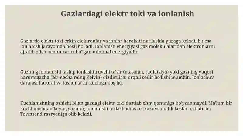 Gazlarda elektr toki 3