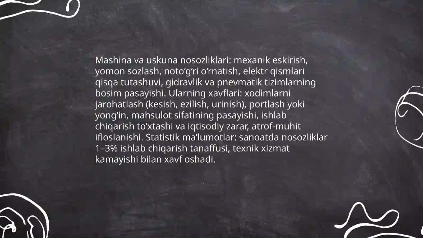 Ishlab chiqarish risklari 3