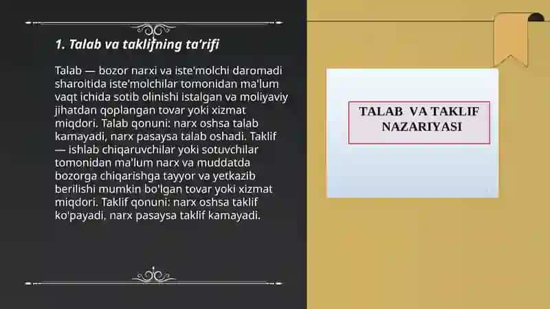 Talab va Taklif 3