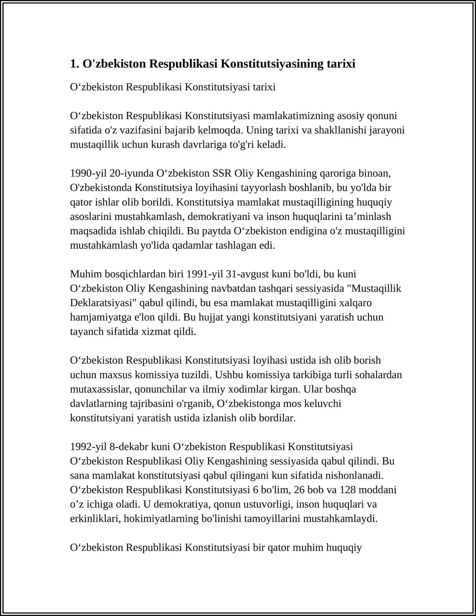 8-DEKABR KONISTITUTSIYA KUNIGA MUSTAQIL ISH 3