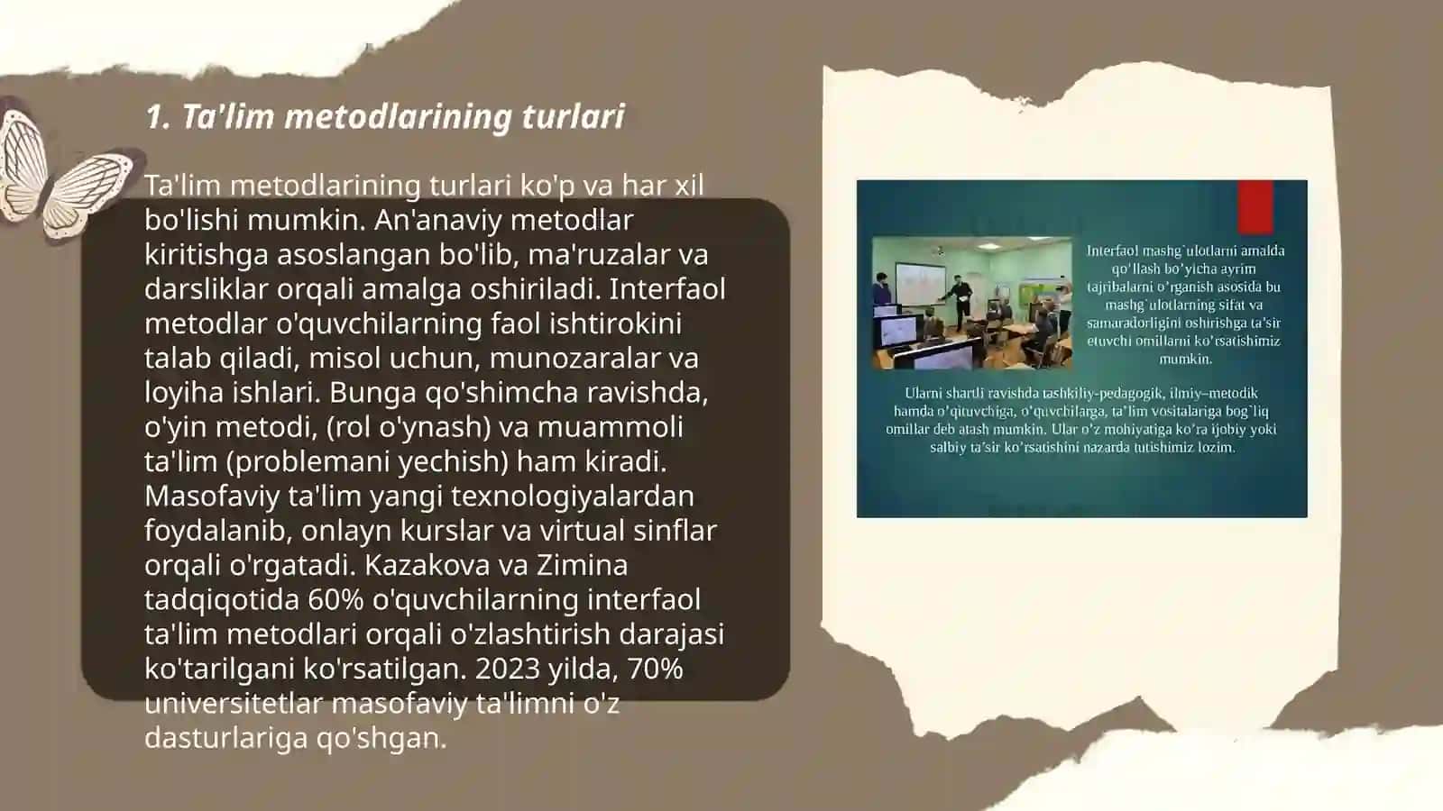 Ta'lim metodlari va qollanmalari 3