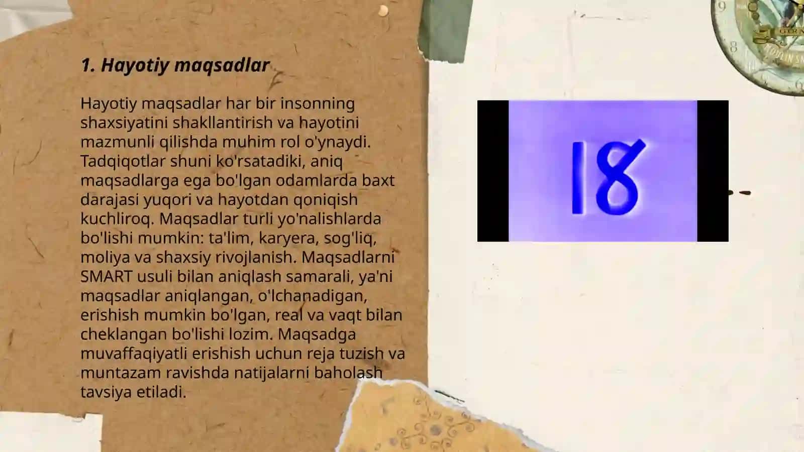 Hayotiy maqsadlar 3