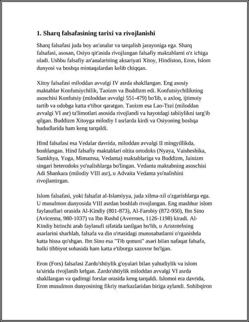 SHARQ FALSAFASI 3