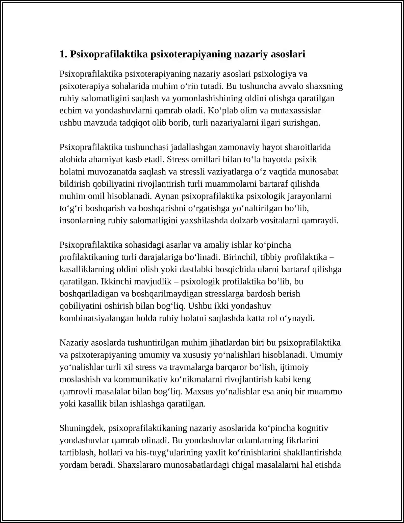 PSIXOPRAFILOKTIKA PSIXOTERAPIYA 3