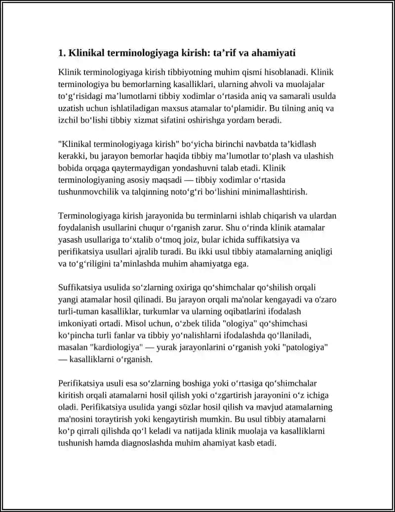 KLINIK TERMINOLOGIYAGA KIRISH 3