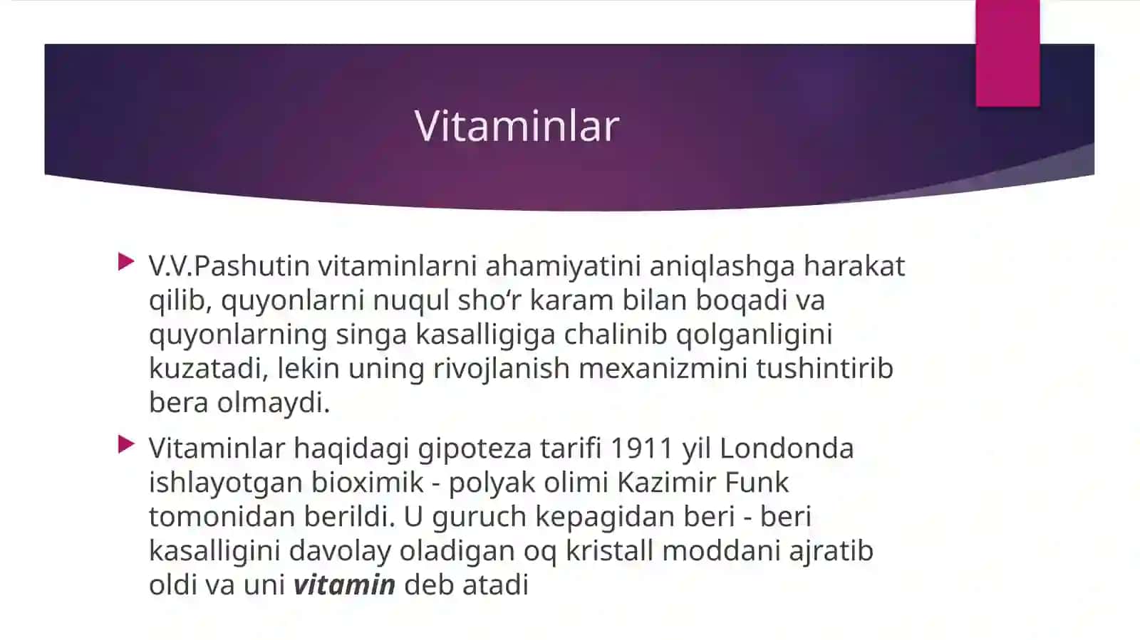 Vitaminlar Yetishmovchiligi 3