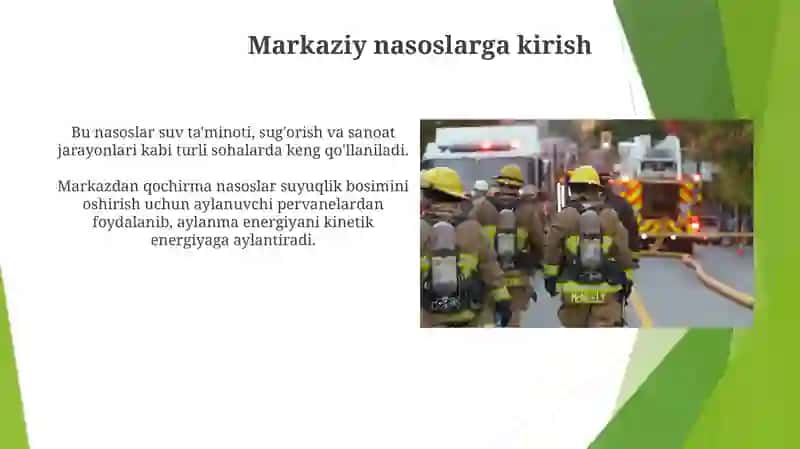 Markazdan qochma tipdagi nasoslar 3