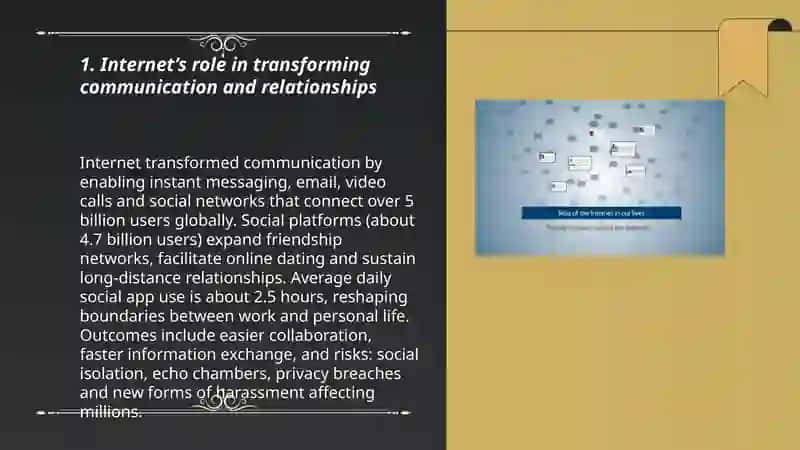 The impact of internet in our life 3