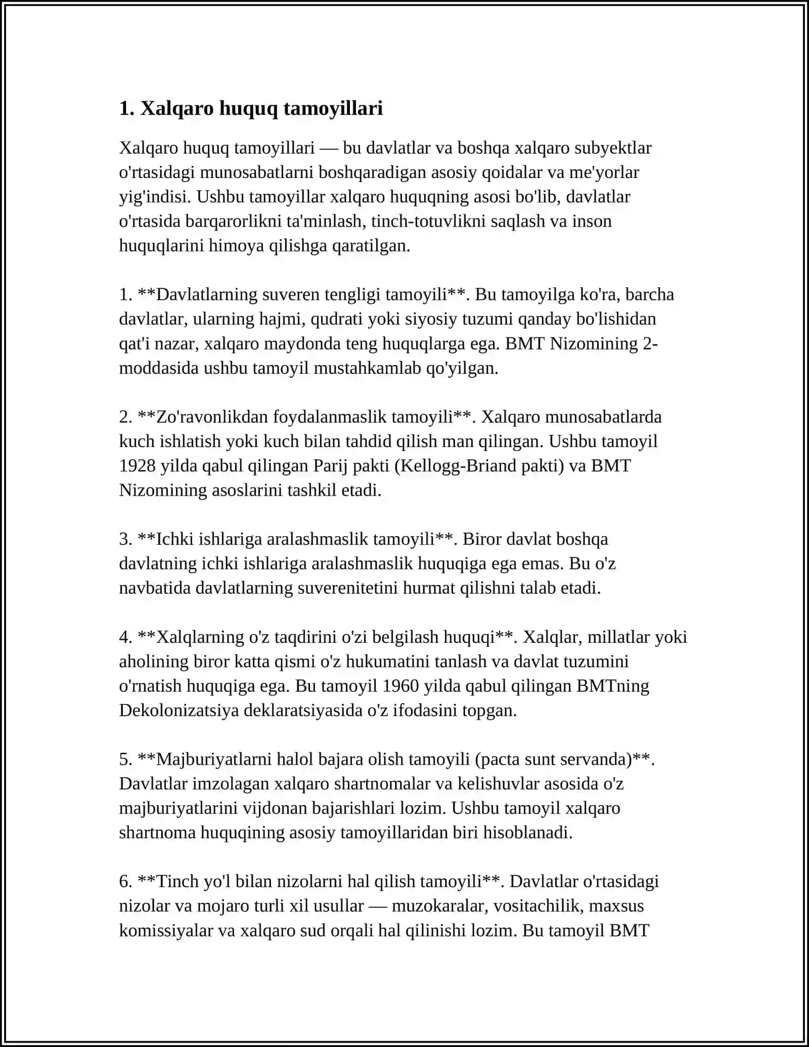 SI XALQARO BIRLIKLAR 3
